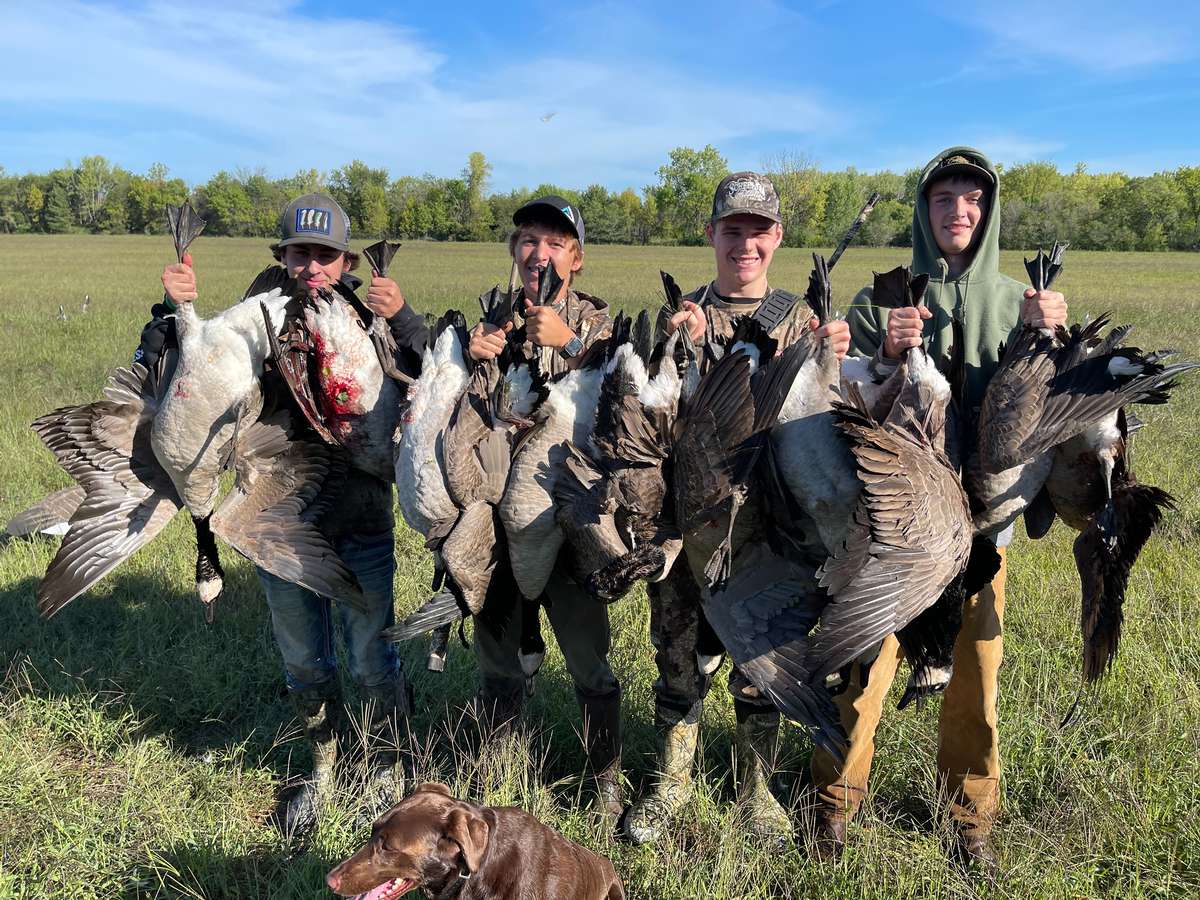 Early Season Guided Goose Hunts in Minnesota September Goose Hunts